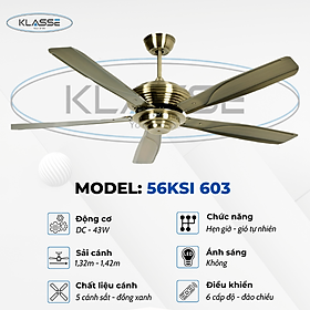 Mua Quạt trần không đèn Klasse 56KSI 603 Hàng chính hãng