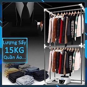 Mua Tủ sấy quần áo samsung  máy sấy quần áo khung inox 2 tầng có điều khiển từ xa