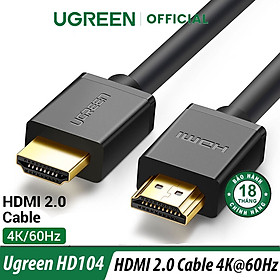 Dây Cáp HDMI Ugreen 1.4 Lõi Đồng 19+1, Độ dài từ 1.5M Ugreen 4k 2k cao cấp - hàng chính hãng