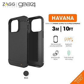 Ốp lưng chống sốc Gear4 D3O Havana 3m cho iPhone 13 series - Hàng chính hãng