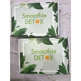 2 hộp Thực phẩm sức khỏe trà giảm cân Detox hoa quả sấy khô Smoothie - liệu trình thanh lọc giải độc đẹp da giảm mỡ 28 gói