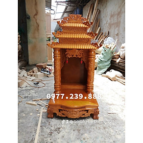 bàn thờ thần tài gỗ thông 61cm