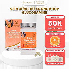 Viên Uống Hỗ Trợ Xương Khớp Plant Glucosamine QN Wellness Chiết Xuất Ngô Thuần Chay, Cung Cấp Máu Cho Khớp, Hỗ Trợ Giảm Sưng, Nâng Đỡ Sụn, Tăng Khả Năng Vận Động  - Hộp 60 Viên