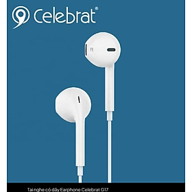 Mua Tai nghe nhét tai có dây cổng lightning Celebrat G17 cho IOS có Mic - Hàng chính hãng
