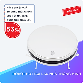 Robot Hút Bụi Lau Nhà Thông Minh Với Dung Tích Hộp Bụi 400ml Hệ Thống Lọc Bụi 3 Lớp Hiệu Quả, Có Thể Lọc Những Hạt Bụi Nhỏ Tới 3 Micromet