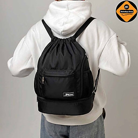 Balo Dây Rút Cao Cấp Xbags Wisdom XB6004 Màu Đen – Chống Nước, Siêu Nhẹ, Cá Tính, Có Ngăn Đựng Giày Riêng, Phù Hợp Gym, Du Lịch!