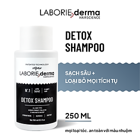 Dầu gội thải độc, loại bỏ tích tụ hoá chất LABORIE derma Detox Shampoo 250ml