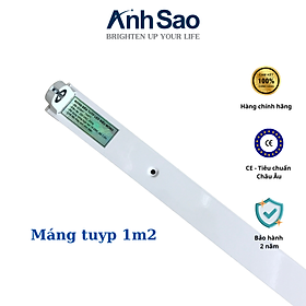 Mua Máng đèn tuyp led 1m2 LEDGOES loại đơn dành cho 1 bóng T8 chất lượng cao