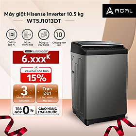 Mua Máy Giặt Hisense Inverter 10.5kg WT5J1013DT Tiết Kiệm Điện  Động Cơ Êm Ái  Bảo Hành Chính Hãng 3 Năm - Hàng Chính Hãng