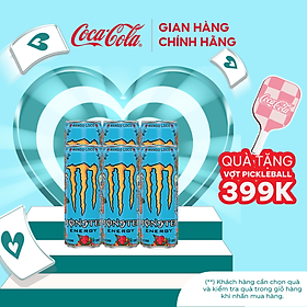 Hộp 6 Lon Nước Giải Khát Tăng Lực Monster Energy Mango Loco Vị Xoài 355ml/Lon