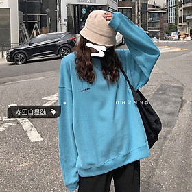 Áo Sweater Mỏng Cổ Tròn Thêu Chữ Thời Trang Cho Nữ