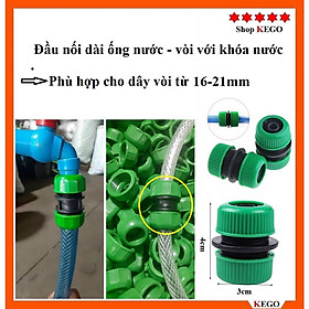 Mua Đầu nối dây ống vòi nước tưới vườn cây  nối dây vòi khóa nước bằng nhựa