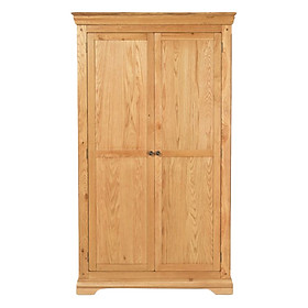 Tủ quần áo Victoria 2 cánh gỗ sồi 1m