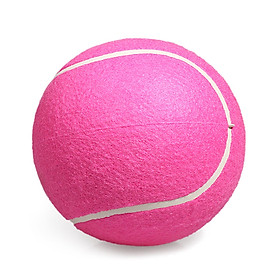 Bóng quần vợt bơm hơi tiêu chuẩn 8 inch bằng cao su tự nhiên-Màu Hoa hồng