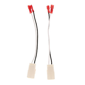 2Pcs Car Audio Speaker Plug Wiring Connection Cable for
