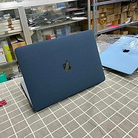 Case Ốp dành cho Macbook 13/14/16 M1 màu Xanh Coban [Tặng kèm bộ chống gẫy sạc