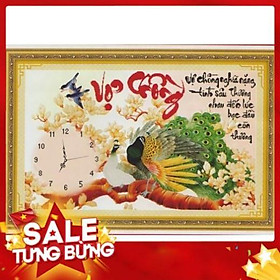 Mua Tranh thêu chữ thập vợ chồng 56710-91x62cm