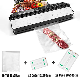 Mua Máy Hút Chân Không Thực Phẩm AP13 Hút Mạnh Mẽ 2 Động Cơ Bơm Chân Không  Đường Hàn Dính Nâng Cấp Dày 7mm  Kiểm Soát Hút và Hàn Độc Lập  Hàng Chính Hãng