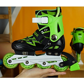 Giày trượt patin COUGAR 835L-12  Hàng chính hãng có bánh đèn phát sáng, giày có thể điều chỉnh size có thể sử dụng 1-2 năm