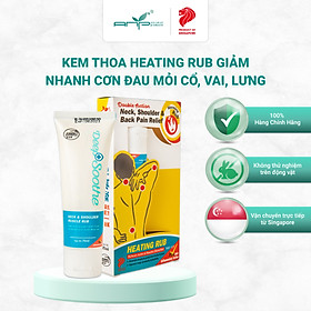 Kem Xoa Bóp Giảm Đau Mỏi Cổ Vai Và Lưng Heating Rub 70ml Thương Hiệu Singapore VớI Khả Năng Thẩm Thấu Nhanh Hiệu Quả Gấp Đôi