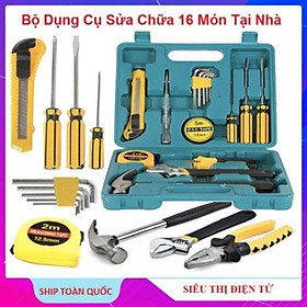 Mua Bộ Dụng Cụ Sửa Chữa Đa Năng  kìm Búa Tô Vít Mỏ Lết Lục Giác Bút Thử Điện Thước Băng Keo Dao SẴN HÀNG GIAO NGAY