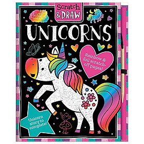 Sách ngoại văn: Scratch And Draw - Unicorns - Grantham Book Services