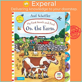 Sách - My First Search and Find: On the Farm by Campbell Books Axel Scheffler (UK edition, paperback)