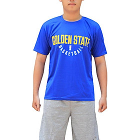 Áo thun bóng rổ NBA Golden State Warriors chất vải mè Thái thoáng mát