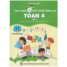 Sách - Thực hành và phát triển năng lực toán 4 - tập 1 (QL)