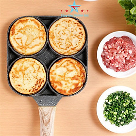 Mua Chảo Đá Chống Dính Chia Ngăn Tay Cầm Chống Nóng Tiện Lợi Siêu Bên Đẹp Dùng Được Cho Bếp Từ