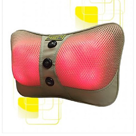 Gối massage thư giãn hồng ngoại ayosun 6 bi