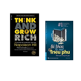 Hình ảnh Combo sách về Kinh Doanh: Bẻ Khóa Bí Mật Triệu Phú +Think And Grow Rich - 13 Nguyên Tắc Nghĩ Giàu, Làm Giàu (Tái Bản)/Tặng Bookmark