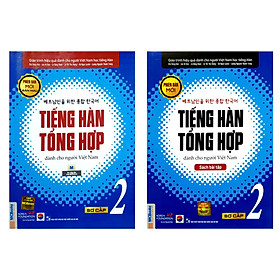 Combo Giáo trình tiếng hàn tổng hợp sơ cấp +SBT phiên bản màu