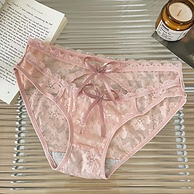 QUẦN LÓT REN THẮT NƠ GỢI CẢM KIỂU PHÁP TỪ 45-65KG DÀNH CHO NỮ