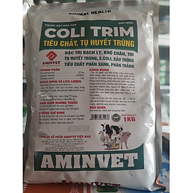 Tiêu chảy, phân xanh, phân trắng, tụ huyết trùng coli trim 1kg