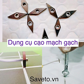 Mua Đầu cạo mạch gạch thay thế keo saveto  keo silicone- combo 3 đầu cạo