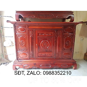 Tủ thờ gỗ nhãn 1m75