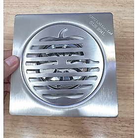 Hố ga thoát sàn nước chống hôi ngược lưỡi gà hàng dày 1.5 ly inox 304 cao cấp loại mới (Tặng kèm quà ngẫu nhiên) - 12x12 