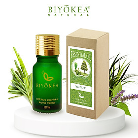 Tinh Dầu Hỗn Hợp Biyokea 12: Hương Lau + Sả Hồng + Pơ Mu + Hoắc Hương (10ml)