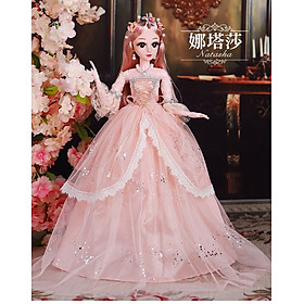 Búp bê Barbie cô dâu 60 cm [PHỤ KIỆN ĐA DẠNG] đồ chơi-Hộp quà sang trọng cho bé