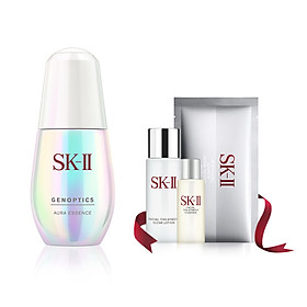 Bộ Chăm Sóc Da SK-II (Brightening Essence White Essence 30ml x 1, Skin Essence 10ml x 1)