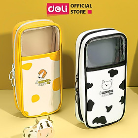 Túi Hộp Đựng Bút Cute Đồ Dùng Cá Nhân Hình Động Vật Xinh Xắn Nhiều Màu Sắc Deli Sức Chứa Lớn - Bóp Viết Phù Hợp Cho Học Sinh, Đựng Đồ Cá Nhân M