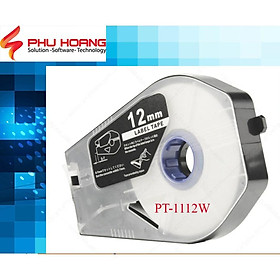 Mua Nhãn in Canon PT-1112W  Kích thước: 12mm*30m  màu trắng  sử dụng cho máy in Canon MK1100  Mk1500  Mk2500  Mk2600