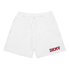 Quần đùi nữ form rộng màu trắng | DKMV Short Academy - WHITE
