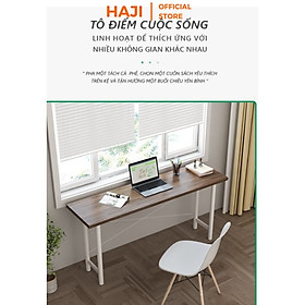 Mua Bàn làm việc phong cách hiện đại đơn giản mặt gỗ MDF chân sắt sơn tĩnh điện thương hiệu HAJI - GM77