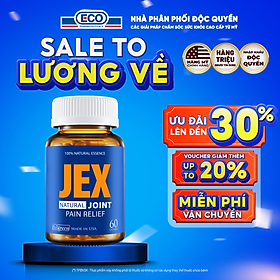 [Hộp 60v] Viên Uống Giảm Đau Xương Khớp JEX Ecogreen Tái Tạo Sụn Khớp