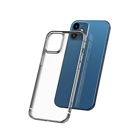 Ốp lưng Silicone dẽo trong suốt viền si màu Baseus Shining Case cho iPhone 12 mini / iPhone 12 / iPhone 12 Pro / iPhone 12 Promax_Hàng Nhập Khẩu