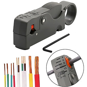 Mua Kìm Tuốt Dây Điện - Dụng Cụ Tuốt Vỏ Dây Cáp Cầm Tay ( Kèm Cờ Lê Lục Giác )