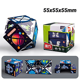 Khối Xếp Hình Rubik Vộ Hạn 3D Hình Học Thay Đổi Hình Dạng