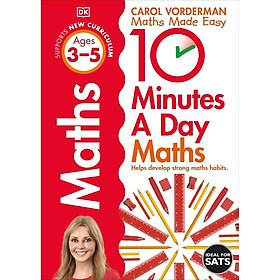Sách 10 Minutes A Day Maths, Ages 3-5 - Phương Nam Book